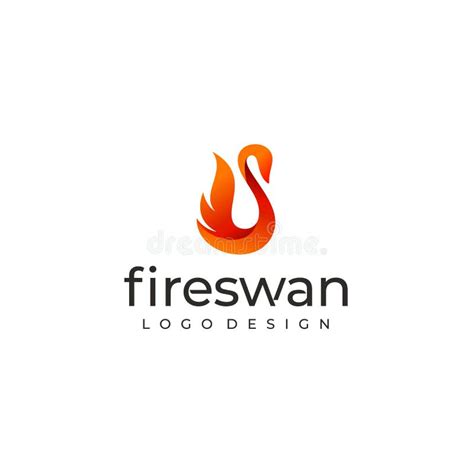 Fogo Logotipo Criativo De Inc Ndio Design De Logotipo Swan