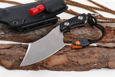 Full Tang Tactical Survival Fixed Knivesd2 Blade G10 Handle Hunting