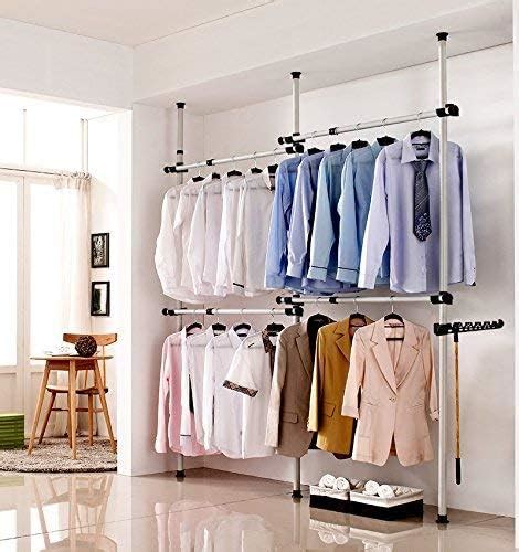 Estink Garment Rack Freestanding Clothing Hanger Portable