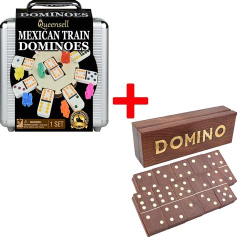 Amazon Dominoes Set For Adults Wooden Dominoes Double For