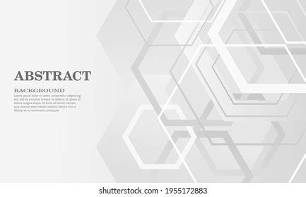 Trendy Geometric White Background Elegant Background Stock Vector ...