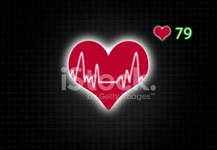 Cardiac Frequency With Heart Shape. Stock Vector | Royalty-Free | FreeImages