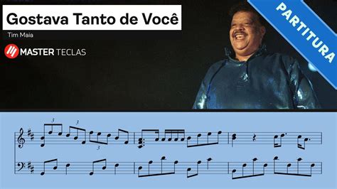 Gostava Tanto de Você Tim Maia Partitura Fácil YouTube