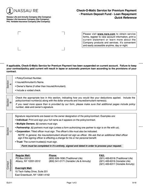 Fillable Online Check O Matic Service For Premium Payment Fax Email