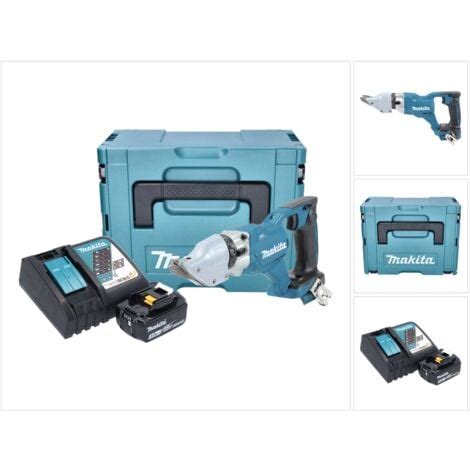 Makita DJS 200 RF1J 18 V 2 0 mm tijeras de batería sin escobillas 1x