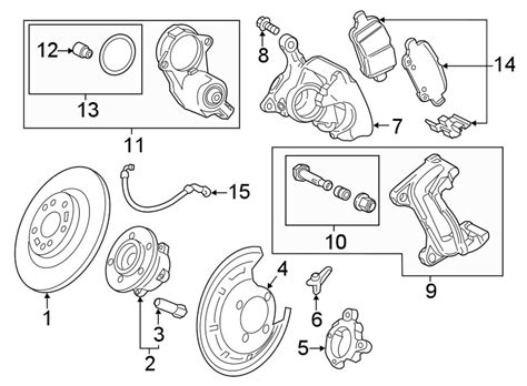 Chevrolet Bolt Euv Parking Brake Actuator Rear Bolt Bolt 13529269