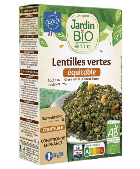 Lentilles Vertes De Vend E Bio Jardin Bio G La Belle Vie