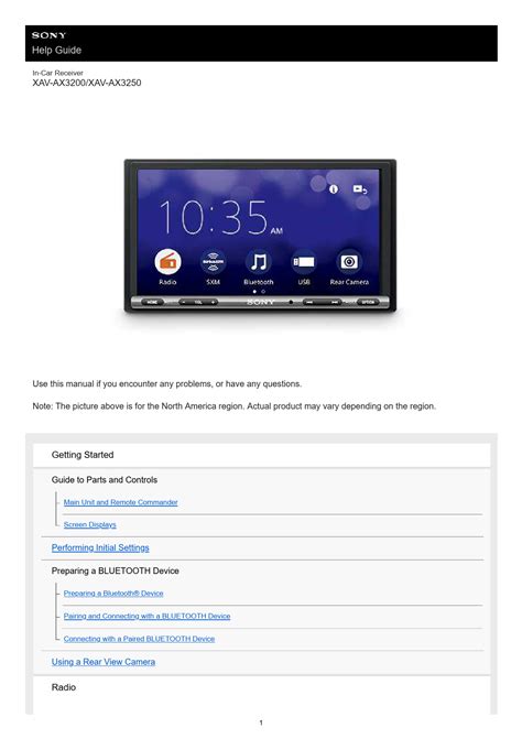 Sony Corporation Printable Pdf Troubleshooting Guide For Xav Ax