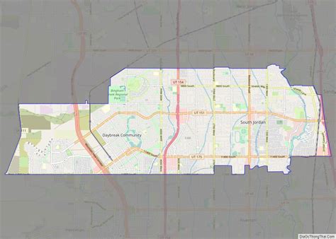 Map Of South Jordan City