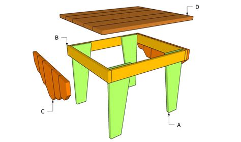 Building An Adirondack Table Myoutdoorplans