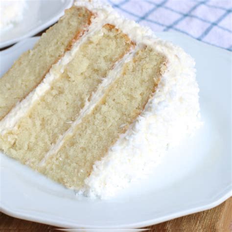 Best Homemade Coconut Cream Cake Recipe- Whipped Frosting