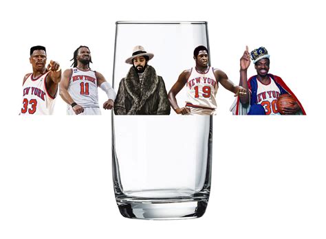 Knicks Beer Glass Pop Pop Glass