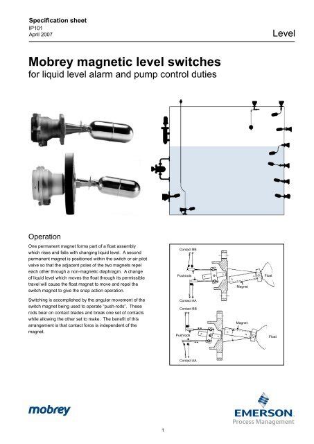 Mobrey Magnetic Level Switches