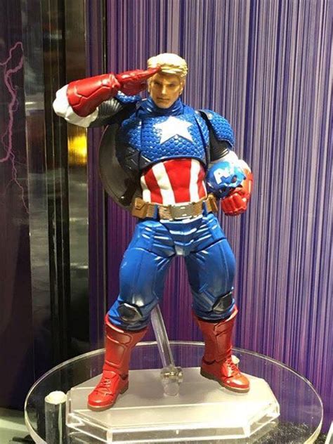 Revoltech Magneto And Captain America Figures Revealed Marvel Toy News