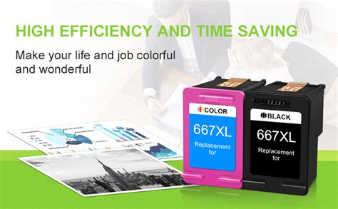 Amazon Xl Ink Cartridges Black And Color Replacement For Hp