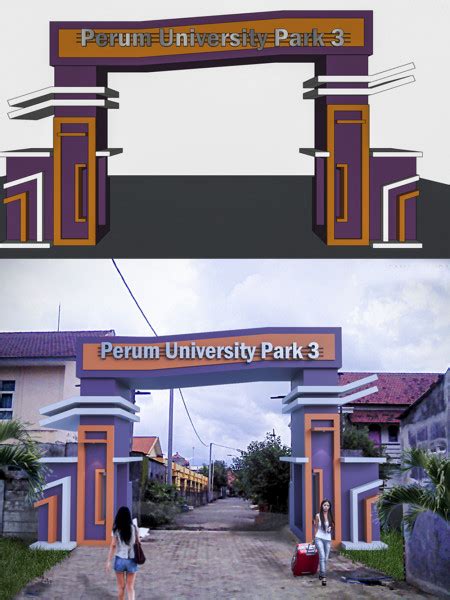 Detail Desain Gapura Sekolah Koleksi Nomer