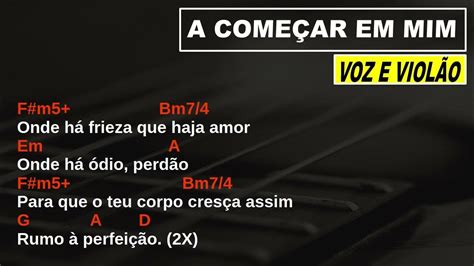 A Começar Em Mim Quebra Corações - A Começar Em Mim Quebra Corações Cifra - RETOEDU