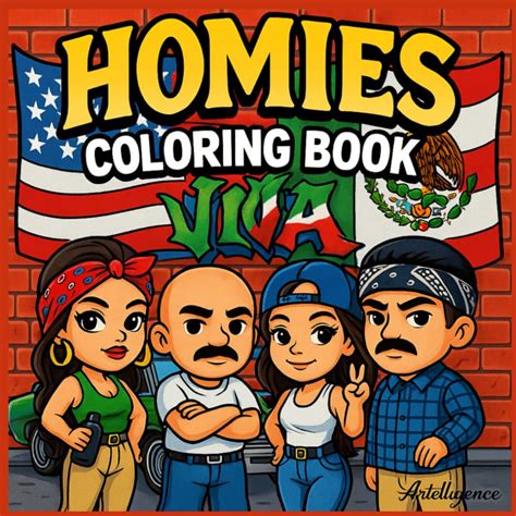 Amazon.com: Homies Coloring Book: Chicano, Chola & Lowrider Style Art ...