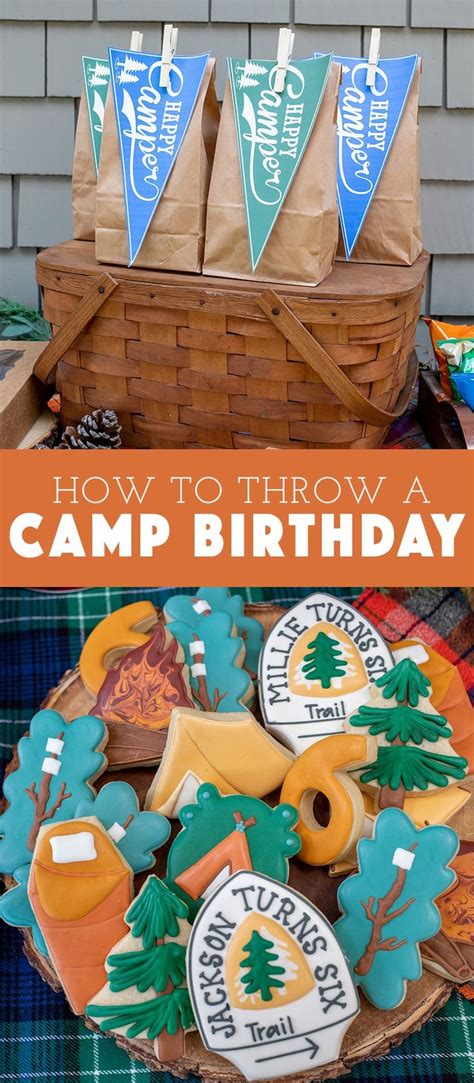 How To Throw A Camping Themed Birthday Party In Your Own Backyard With