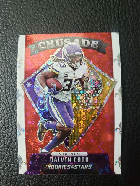 2021 Panini Rookies Stars Dalvin Cook Crusade Red Circles Prizm CR 5