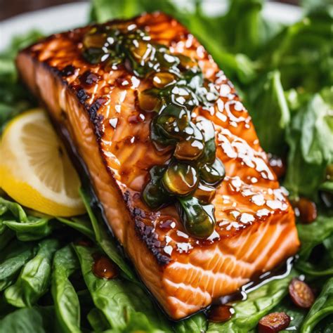 Honey Glazed Salmon Recipe Cookaifood