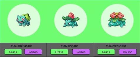 001 Bulbasaur 002 Ivysaur 003 Venusaur By Pokefreak136 On Deviantart