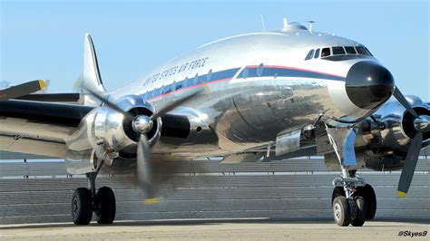 Lockheed Vc 121a Constellation Bataan Start Up Takeoff And Landing Youtube