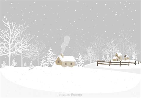 Winter Village Vector Background 142447 Vector Art at Vecteezy