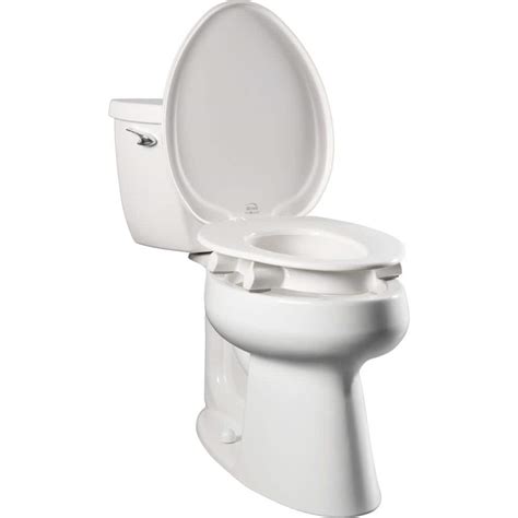 Bemis Assurance Elongated Plastic Closed Front Toilet Seat In White