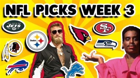 Nfl Week 3 Picks Against The Spread 2018 Who You Got Youtube