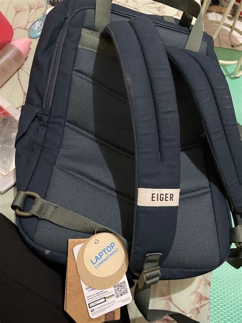 Eiger X Cruisage Canvas L Laptop Backpack Navy Fesyen Pria Tas