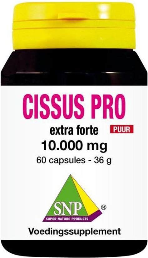 SNP Cissus Pro 10 000 Mg Puur 60 Capsules Bol