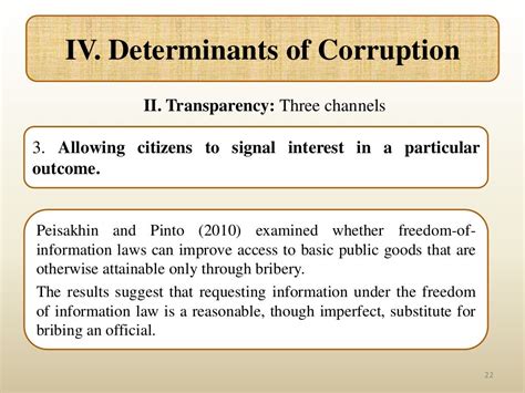 Corruption In Developing Countries