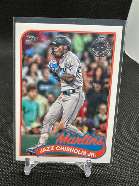 2024 Topps 35th Anniversary Jazz Chisholm Jr 89B 5 Miami Marlins EBay