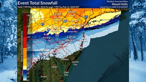 N.J. weather: Major snowstorm to slam parts of state with 8 to 12 ...