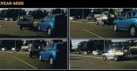 Dashcam Footage Captures Moment Ute Almost Takes Out Elderly Drivers In