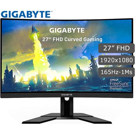 Monitor Gigabyte G27FC A SA 27 FHD 165Hz Gamer Curvo CompuMarket Pe