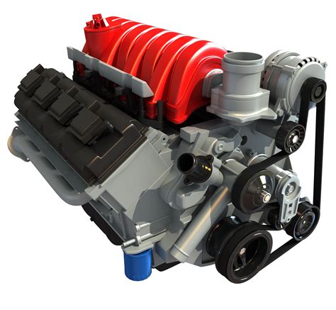 Car Engine 3d Model 3d Horse