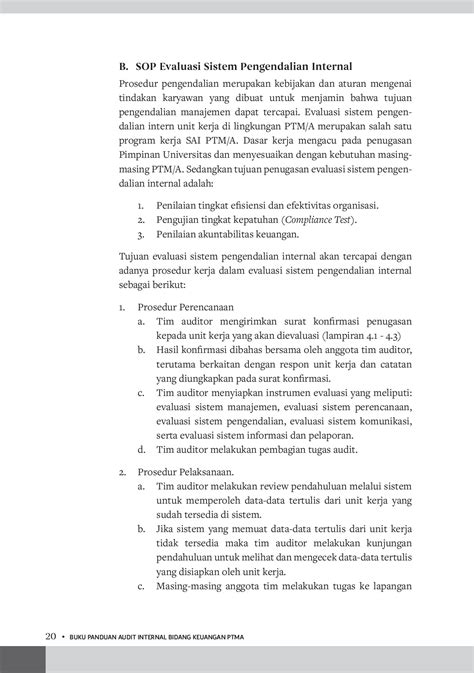 Buku Panduan Audit Internal Bidang Keuangan Perguruan Tinggi Muhammadiyah Aisyiyah Umg Kaca