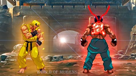 Street Fighter Mugens Ken Burn Vs Kage YouTube