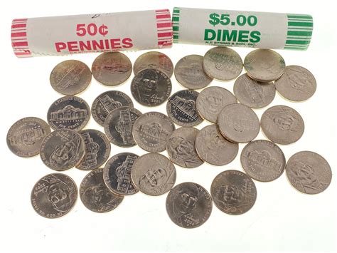 Lot - Lot Of 2006 D Pennies, Nickels & Dimes