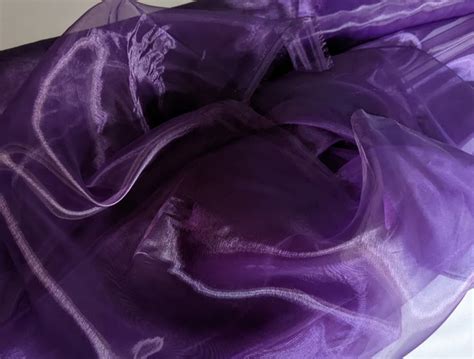 Discount Organza Plum By The Yard Shinny Sheer Organza Fodresses