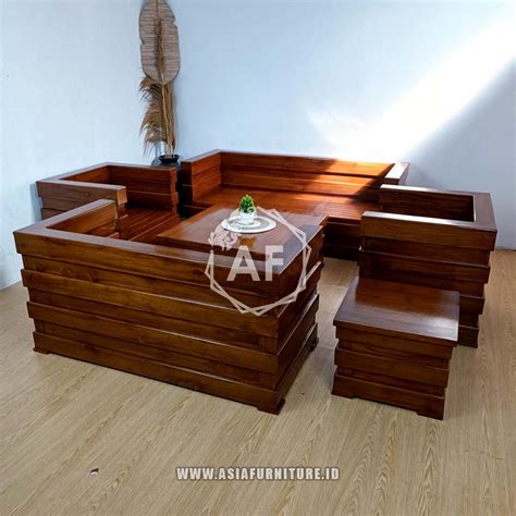 Kursi Tamu Minimalis Box Jati Asia Furniture Living