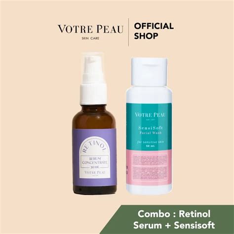 Votre Peau Combo Retinol Serum Sensisoft Lazada Indonesia