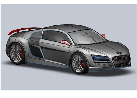 Solidworks Free 3d Model ِِaudi Car Solidworks Tutorials