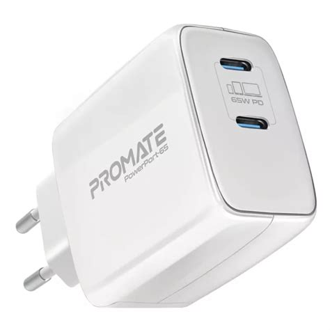 Promate W Usb C Power Delivery Gan Charger Universal Powerful Gan