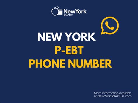 New York P Ebt Phone Number Ny Snap Ebt