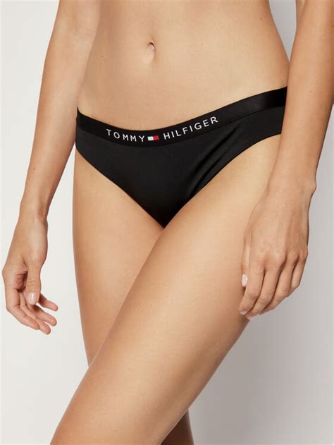 Tommy Hilfiger Bikini Unterteil Classic Bikini UW0UW00630 Schwarz