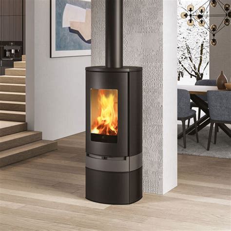 Holz Kaminofen CODE EVO EDILKAMIN 5 KW 10 KW Freistehend Modern