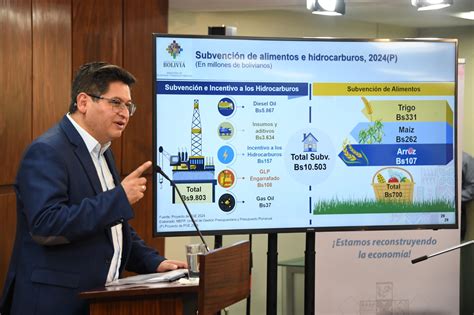 ABI PGE 2024 garantiza Bs 10 503 millones para subvención a